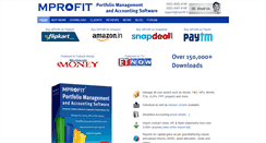 Desktop Screenshot of mprofit.in